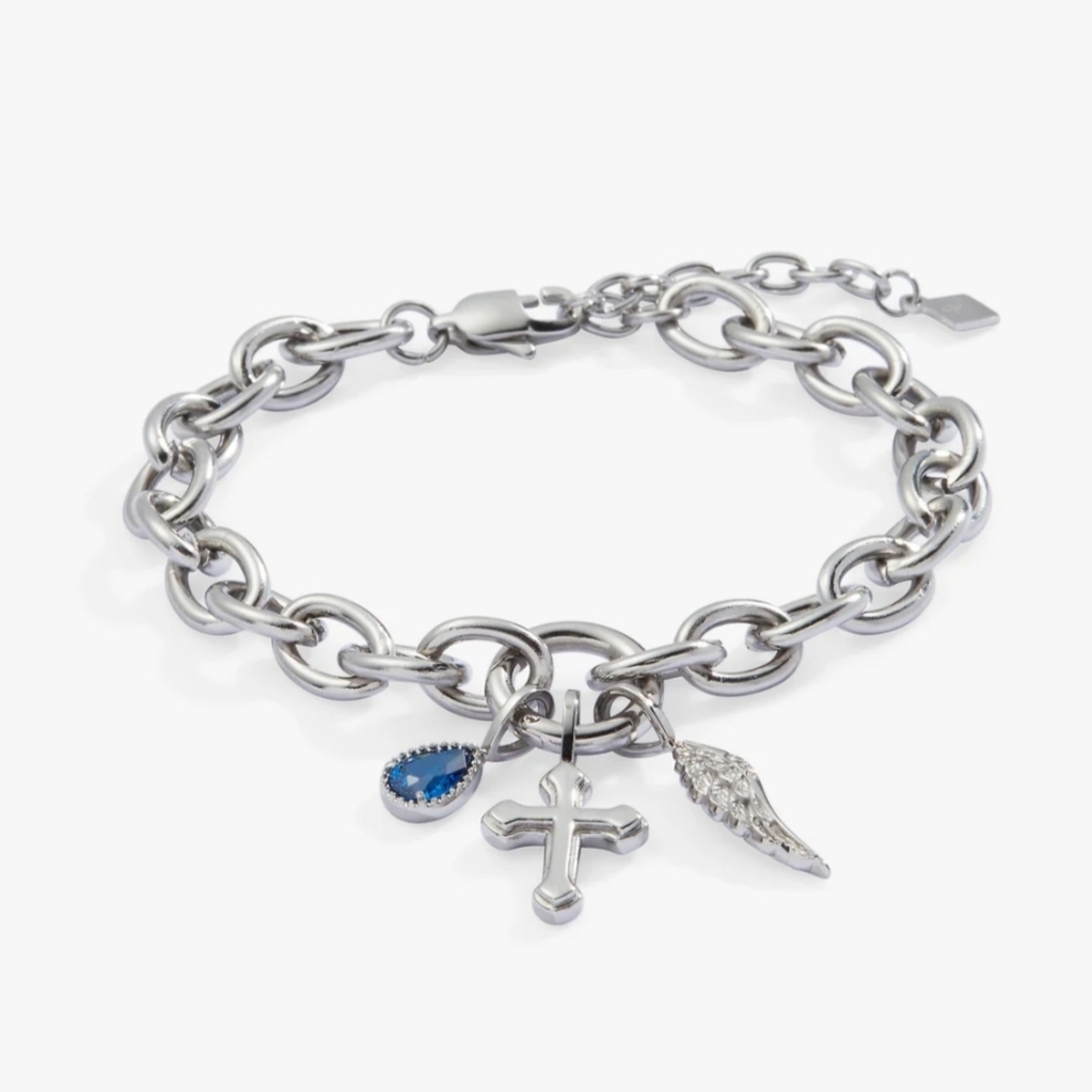 Alex and Ani Faith Trio Interchangeable Charm Bracelet